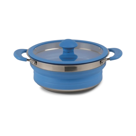 Kampa Collapsible Saucepan 1.5LTR (Blue) 3 Kampa Collapsible Saucepan 1.5LTR (Blue)