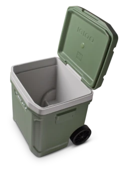 Igloo ECOCOOL Latitude 60 QT Roller Cooler -Camping Sale Shop 00034777 O2