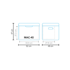 Mestic MAC-40 3 Way Camping Fridge -Camping Sale Shop 100 1503620