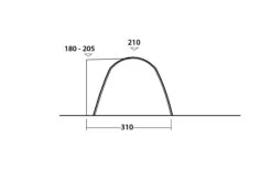 Easy Camp Fairfields Drive Away Awning (2022) -Camping Sale Shop 120375 Fairfields DrawingOther4