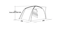 Easy Camp Fairfields Drive Away Awning (2022) -Camping Sale Shop 120375 Fairfields DrawingPerspective2