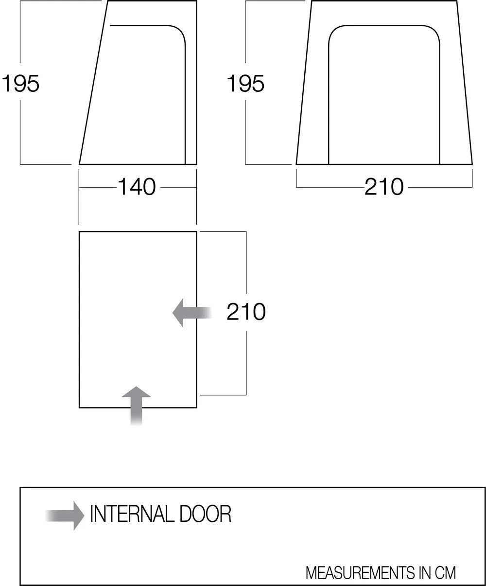 Vango Drive Away Awning Inner Bedroom - BR001 4 Vango Drive Away Awning Inner Bedroom - BR001 - Image 2