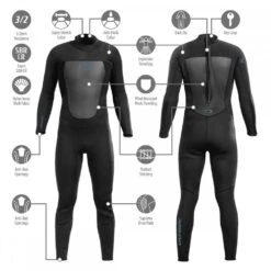 Osprey Origin 3mm Full Length Wetsuit -Camping Sale Shop 3 4 35