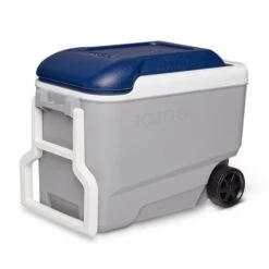 Igloo Maxcold 40 Roller Cool Box - Grey / Blue -Camping Sale Shop 4 00034687 h4