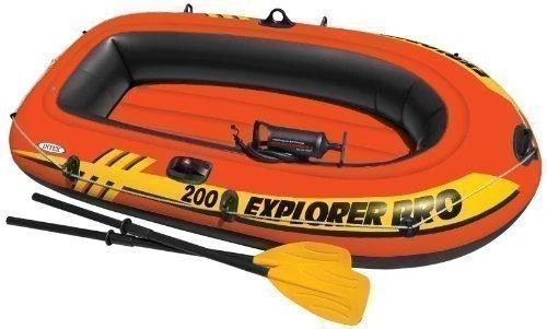 Intex Explorer Pro 300 Inflatable Boat Pump And Oar Set 3 Intex Explorer Pro 300 Inflatable Boat Pump And Oar Set