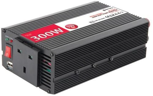 Mercury DC To AC Power Inverter, 12Vdc, 300W - Soft Start 2 Mercury DC To AC Power Inverter, 12Vdc, 300W - Soft Start