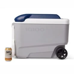 Igloo Maxcold 40 Roller Cool Box - Grey / Blue -Camping Sale Shop 8 00034687 p