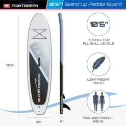M.Y 10ft 6in Grey Paddle Board Package -Camping Sale Shop 806 2324