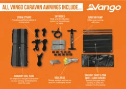Vango Balletto Air 330 Elements ProShield Caravan Awning WIth Free Carpet -Camping Sale Shop Awning package infographic LOW small 1