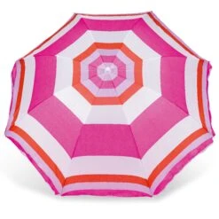 Yello Stripped Parasol 9 Yello Stripped Parasol -Camping Sale Shop BGG1305 yello pink striped parasol top