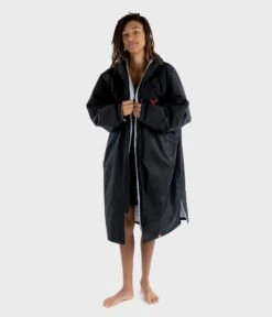 Dryrobe Advance Long Sleeve BLACK GREY - RECYCLED -Camping Sale Shop Black Grey 1 2024x2024 6500ecb6 11b5 48c3 b879 4ec3886debaa