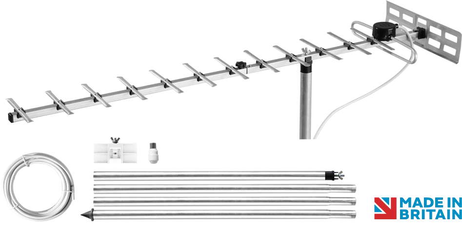 Maxview Mobile 14 Element TV Aerial Kit 3 Maxview Mobile 14 Element TV Aerial Kit