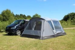 Outdoor Revolution Cayman Curl Low Air Drive Away Awning 2022 -Camping Sale Shop CaymanCurl2022wPorchDoorHERO