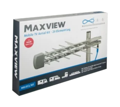 Maxview Mobile TV Aerial Kit – 20 Element Log -Camping Sale Shop Hero MXL053 PACKAGING Image