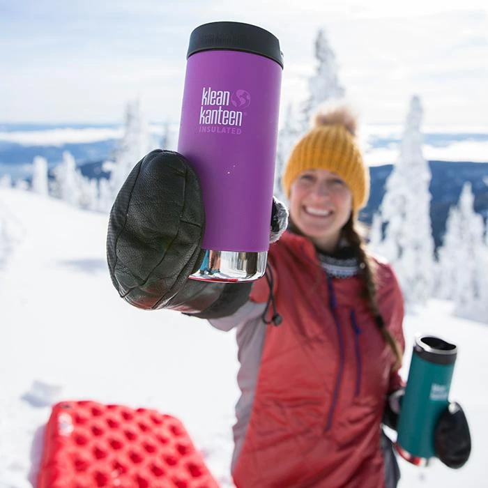 Klean Kanteen Insulated TK Wide With Café Cap 355ml - Berry 4 Klean Kanteen Insulated TK Wide With Café Cap 355ml - Berry - Image 2