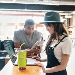 Klean Kanteen Insulated TK Wide With Café Cap 355ml - Berry 11 Klean Kanteen Insulated TK Wide With Café Cap 355ml - Berry -Camping Sale Shop K12TKWPCC JP LS coffee working lifestyle