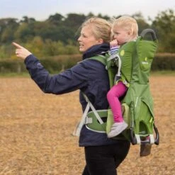 LittleLife Adventurer S2 Child Carrier - Green -Camping Sale Shop L10593 adventurer S2 child carrier lifestyle 1