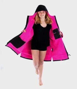 Dryrobe Advance Kids Long Sleeve BLACK PINK - RECYCLED -Camping Sale Shop LS Black Pink 3 2024x2024 b43bbd40 a214 49a0 8c0e 0e5aa4f963d0