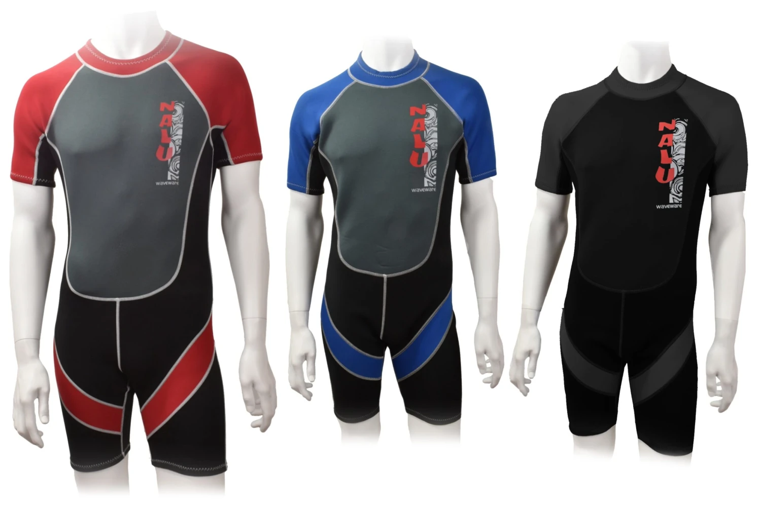 Nalu Adult Wetsuits - Blue 3 Nalu Adult Wetsuits - Blue