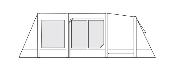Outdoor Revolution Airedale 5.0S Air Tent 5 Outdoor Revolution Airedale 5.0S Air Tent - Image 3