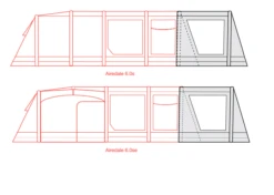 Outdoor Revolution Airedale 6S /6SE Front Porch Extension -Camping Sale Shop airedale 6s se front porch extension fp 3