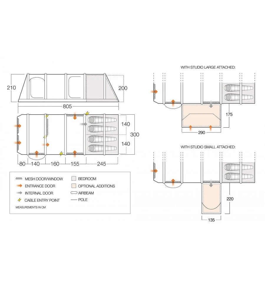 Vango Anantara IV Air 450XL Tent 4 Vango Anantara IV Air 450XL Tent - Image 2