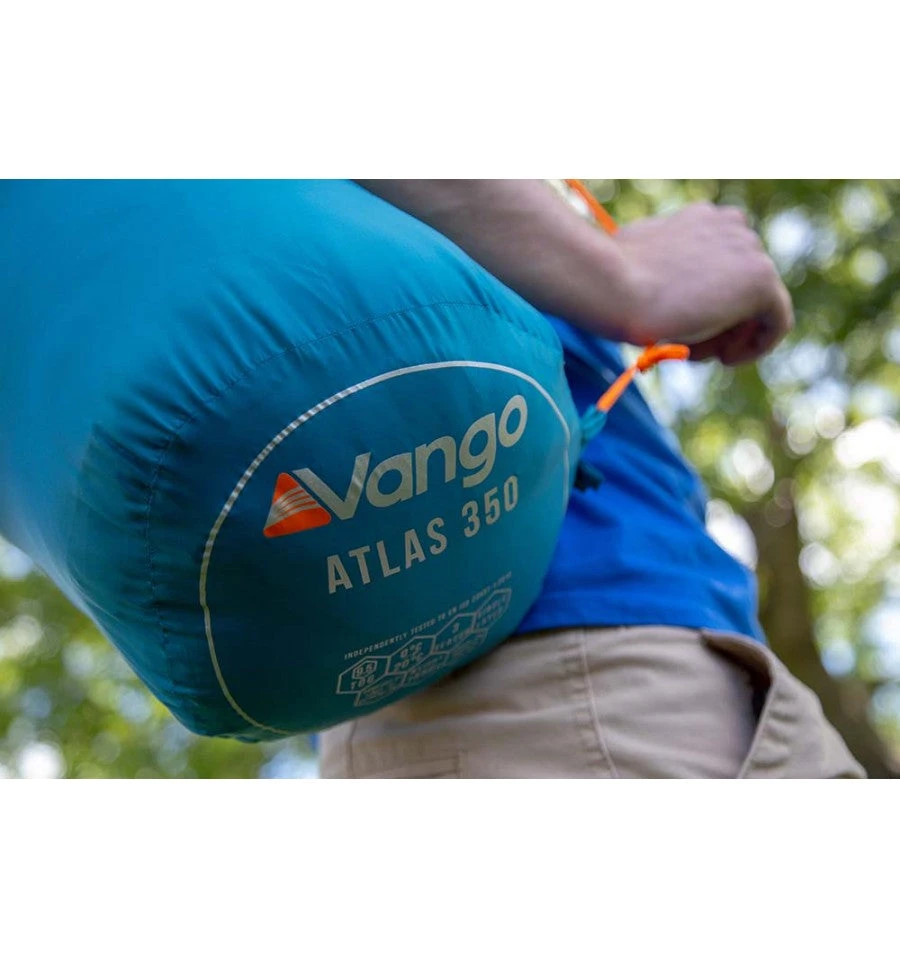 Vango Atlas 350 Sleeping Bag ( Bondi Blue) 6 Vango Atlas 350 Sleeping Bag ( Bondi Blue) - Image 4