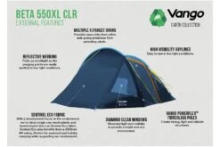 Vango Beta 550XL CLR XL Tent -Camping Sale Shop beta 550xl clr 1