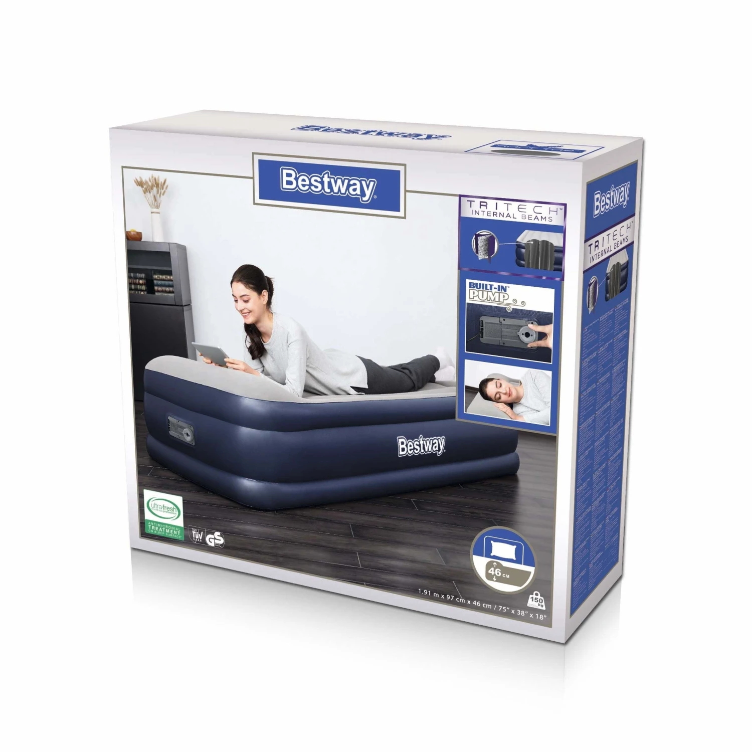 Bestway Tritech Single Airbed 8 Bestway Tritech Single Airbed - Image 6
