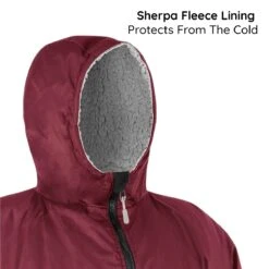 Osprey Unisex Changing Robe Maroon -Camping Sale Shop callout 3 6