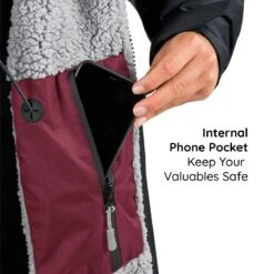 Osprey Unisex Changing Robe Maroon -Camping Sale Shop callout 4 6