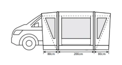 Outdoor Revolution Cayman Combo Low Air Drive-away Awning 2021 Model 12 Outdoor Revolution Cayman Combo Low Air Drive-away Awning 2021 Model -Camping Sale Shop cayman combo 3