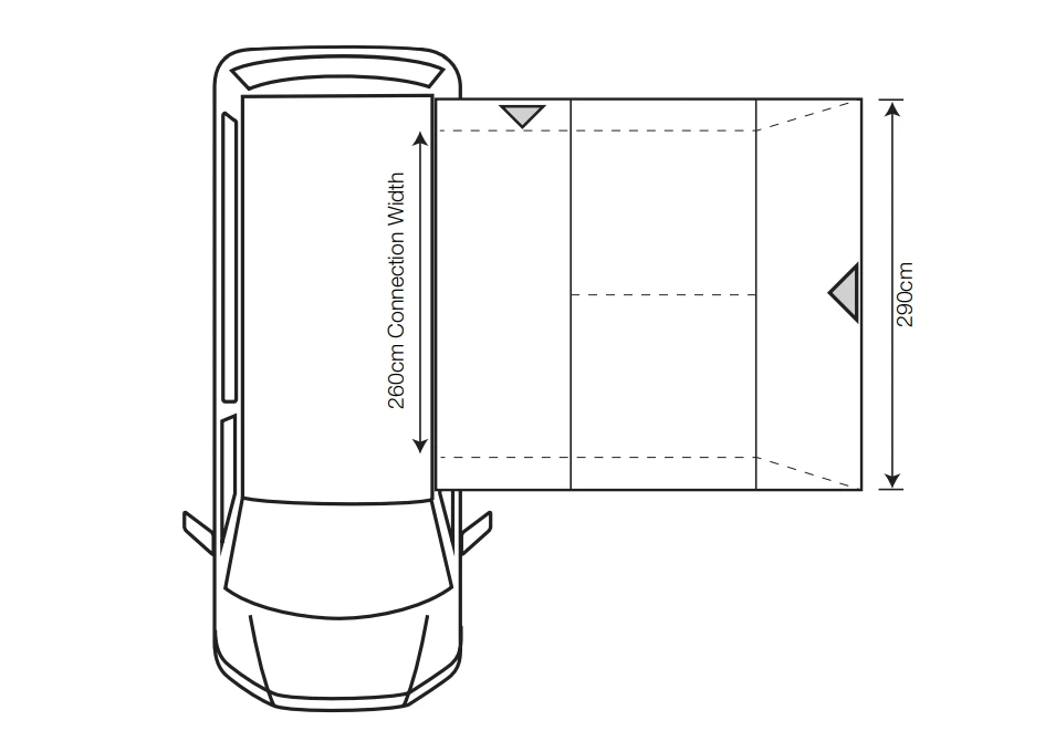 Outdoor Revolution Cayman Cona F/G Drive Away Awning With Free Footprint And Carpet 4 Outdoor Revolution Cayman Cona F/G Drive Away Awning With Free Footprint And Carpet - Image 2