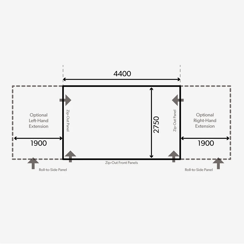 Dometic Club AIR Pro 440 S Awning 2022 4 Dometic Club AIR Pro 440 S Awning 2022 - Image 2