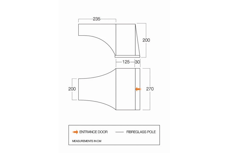 Vango Experience Side Awning - SentAct - TA003 4 Vango Experience Side Awning - SentAct - TA003 - Image 2