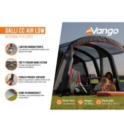 Vango Galli CC Air Low Drive Away Awning -Camping Sale Shop galli cc air low 3