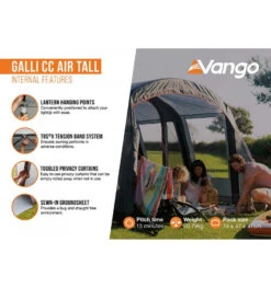 Vango Galli CC Air Tall Drive Away Awning -Camping Sale Shop galli cc air tall 4