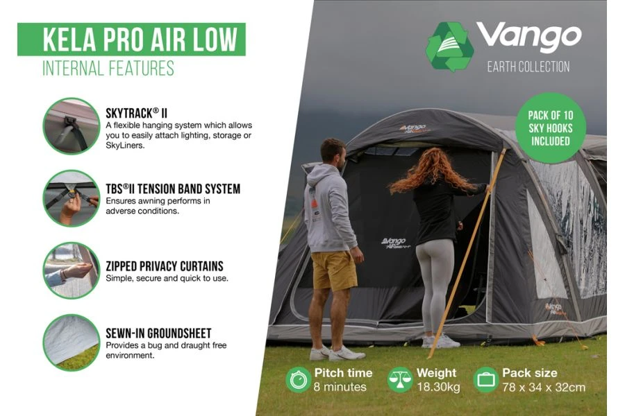 Vango Kela Pro Air Low Drive Away Awning 5 Vango Kela Pro Air Low Drive Away Awning - Image 3