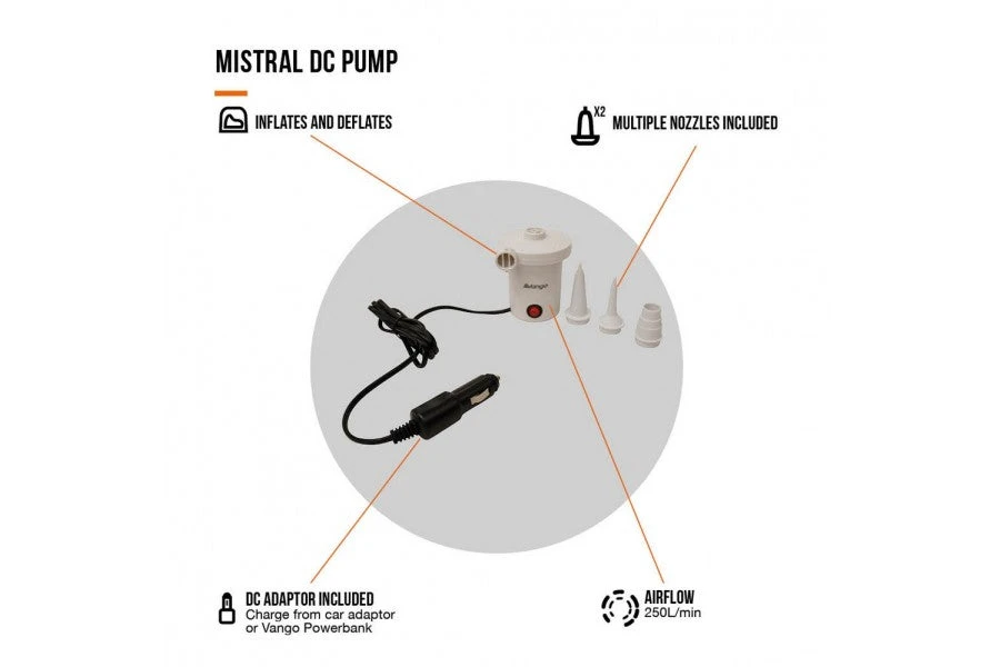 Vango Mistral DC Pump 5 Vango Mistral DC Pump - Image 3