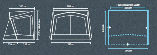Outdoor Revolution Sportline Canopi Lowline 4 Outdoor Revolution Sportline Canopi Lowline - Image 2