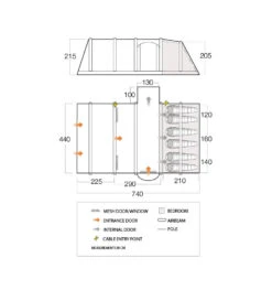 Vango Rome II 650XL Airbeam Tent - With Free Footprint -Camping Sale Shop rome ii air 650xl