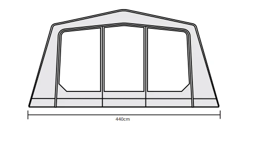 Outdoor Revolution O-zone Safari Front Porch Extension 5 Outdoor Revolution O-zone Safari Front Porch Extension - Image 3