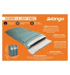 Vango Shangri-La Single Sleeping Bag -Camping Sale Shop shangri la light single 3
