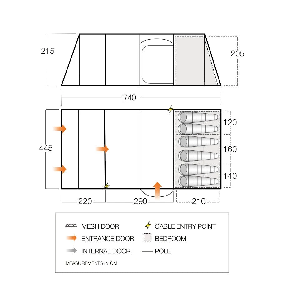 Vango Somerton 650XL Tent Package Deal (2021) 5 Vango Somerton 650XL Tent Package Deal (2021) - Image 3