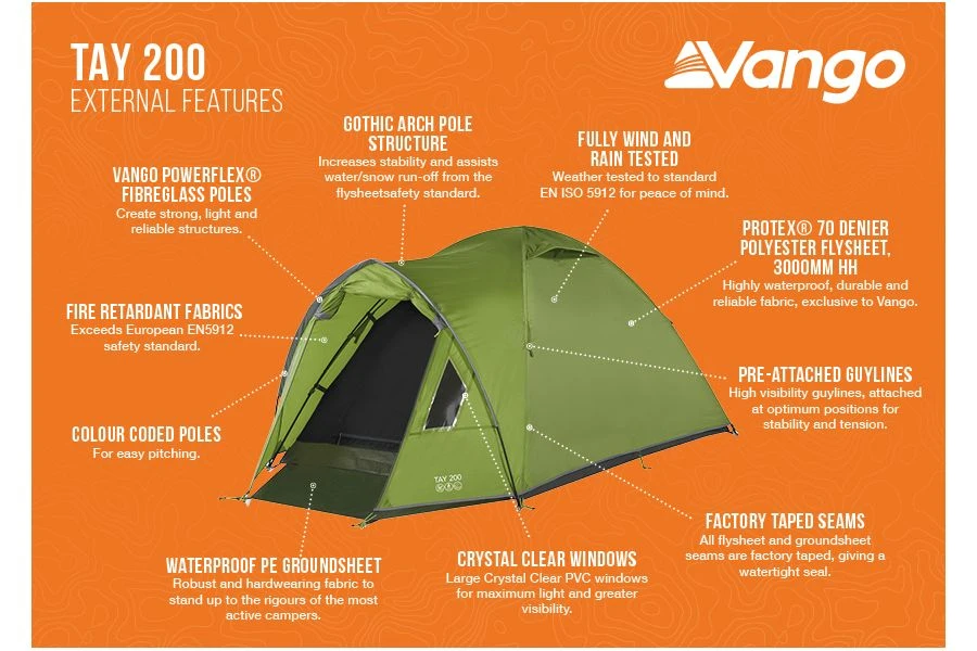 Vango Tay 200 Tent 5 Vango Tay 200 Tent - Image 3