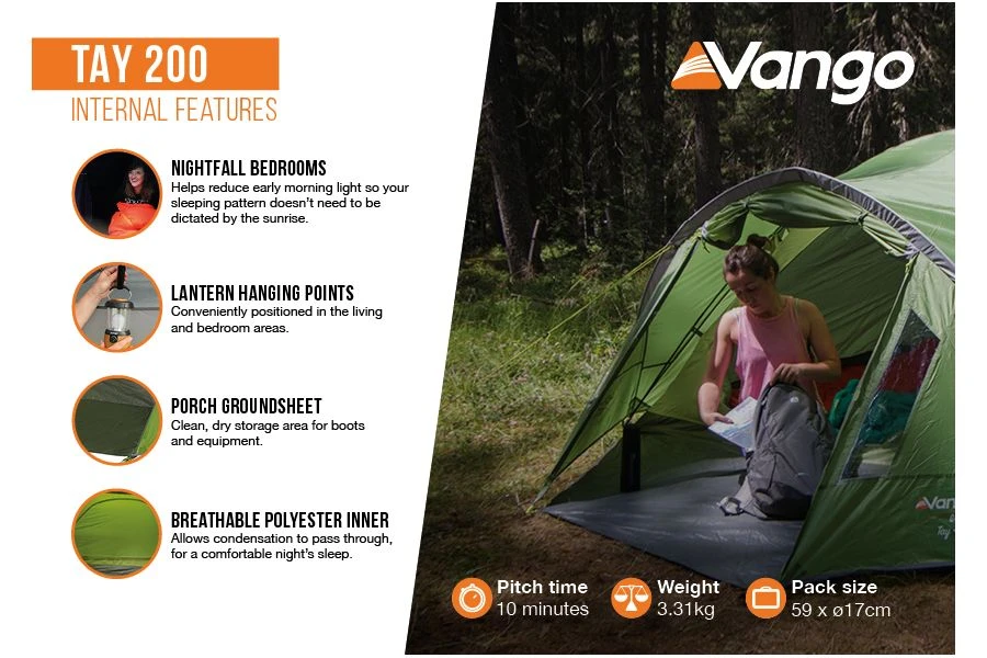 Vango Tay 200 Tent 6 Vango Tay 200 Tent - Image 4