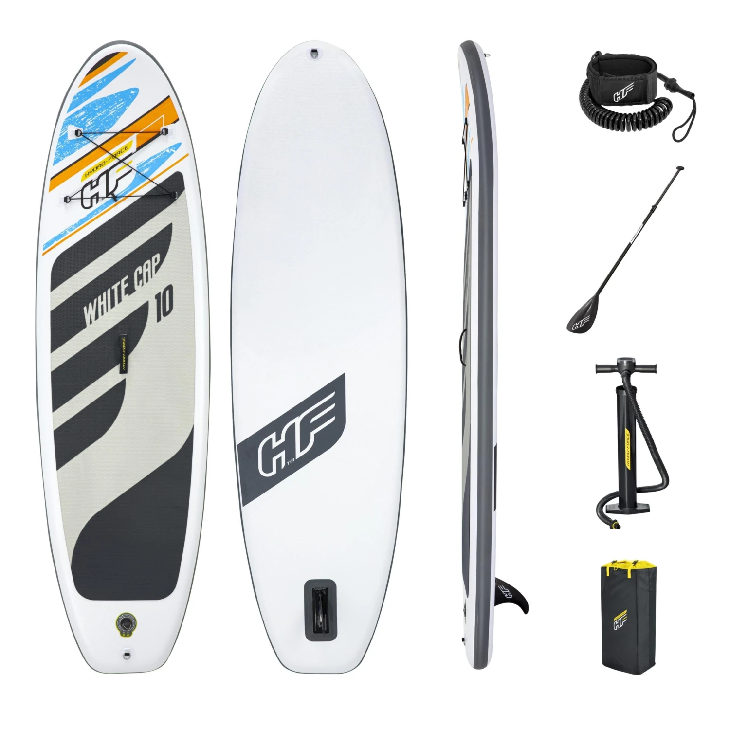 Bestway Hydro Force White Cap 10ft Stand Up Paddle Board 3 Bestway Hydro Force White Cap 10ft Stand Up Paddle Board